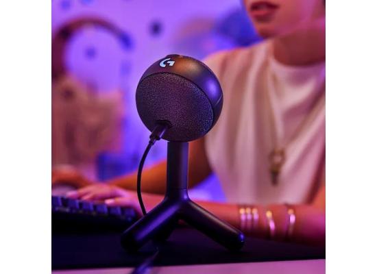 Logitech G Yeti Orb RGB Gaming Microphone – LIGHTSYNC RGB, USB Plug & Play, Black